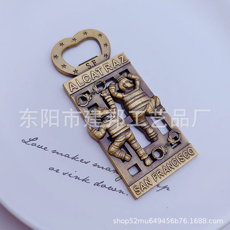 迪拜迪拜塔帆船酒店创意设计复古做旧风旅游纪念品锌合金冰箱贴详情20