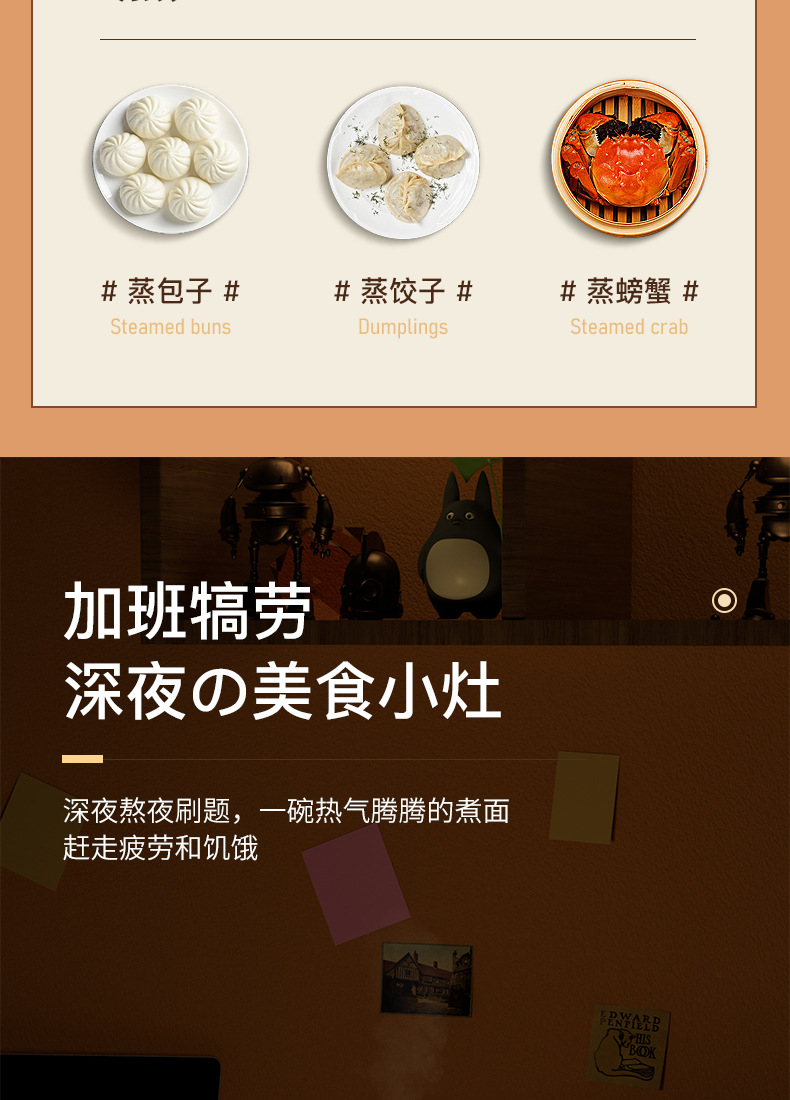 严选1.8升电饭锅多功能电煮锅迷你小型食煮学生宿舍电饭煲小电锅详情12