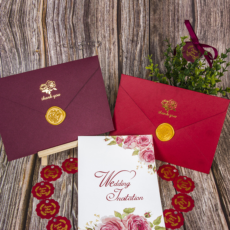 Forest-style InS-style wedding invitations 2021 Creative European-style wedding Banquet Invitations and wedding invitations Photo version cards pic 9