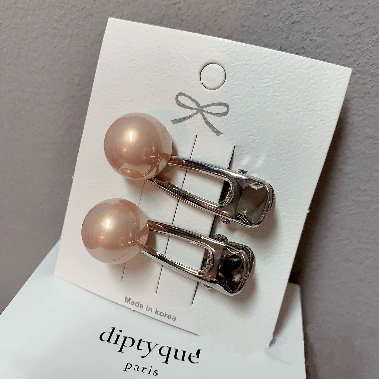 High-gloss pearl InS-style alloy hairpin for Spring 2024, new side bangs princess forehead hairpin pic 24