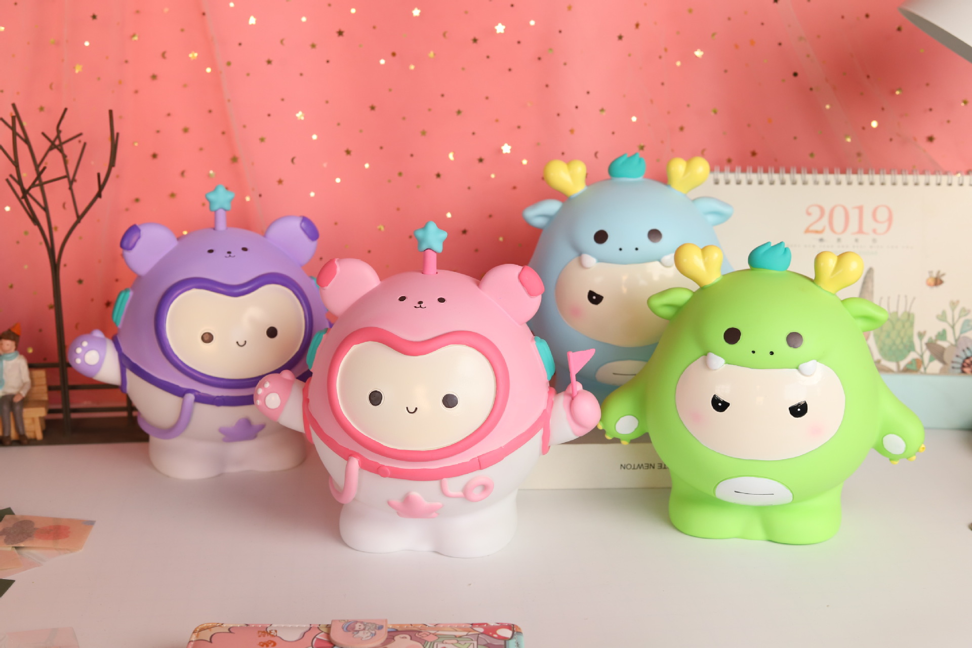 存钱罐桌面可爱大容量可进可出卡通搪胶储蓄罐礼物存钱罐详情15