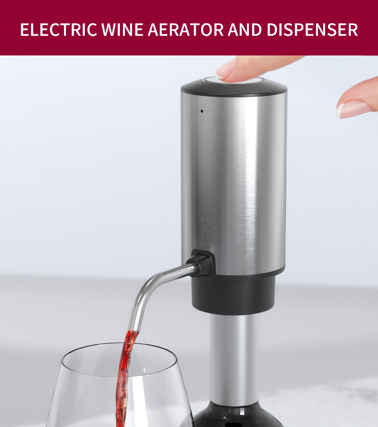 Direct sales of electric wine bottle openers made of food-grade aluminum alloy from the manufacturer pic 17