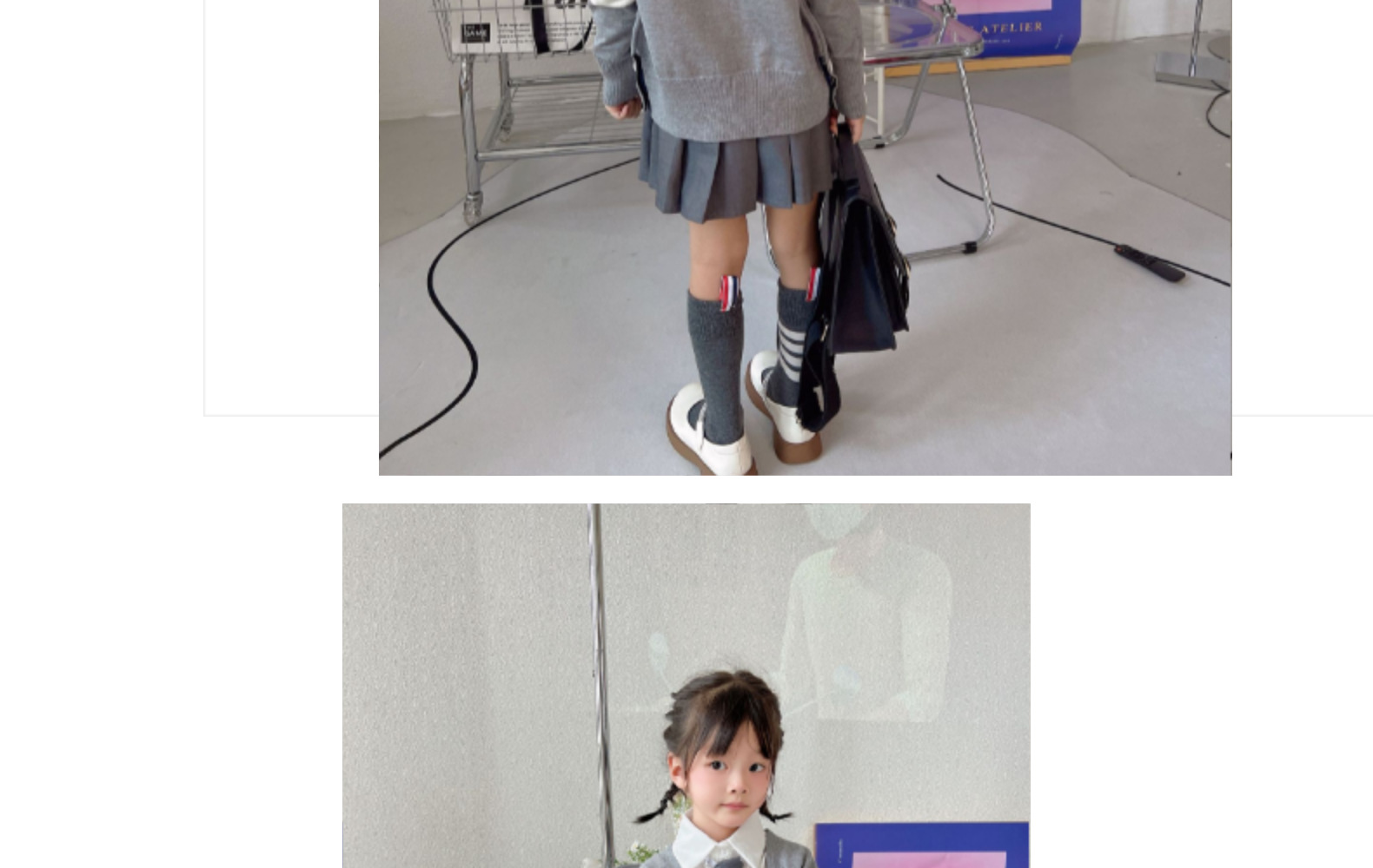 2022秋季新款女童4件套jk制服中大童学院风开衫衬衫百褶裙套装详情16