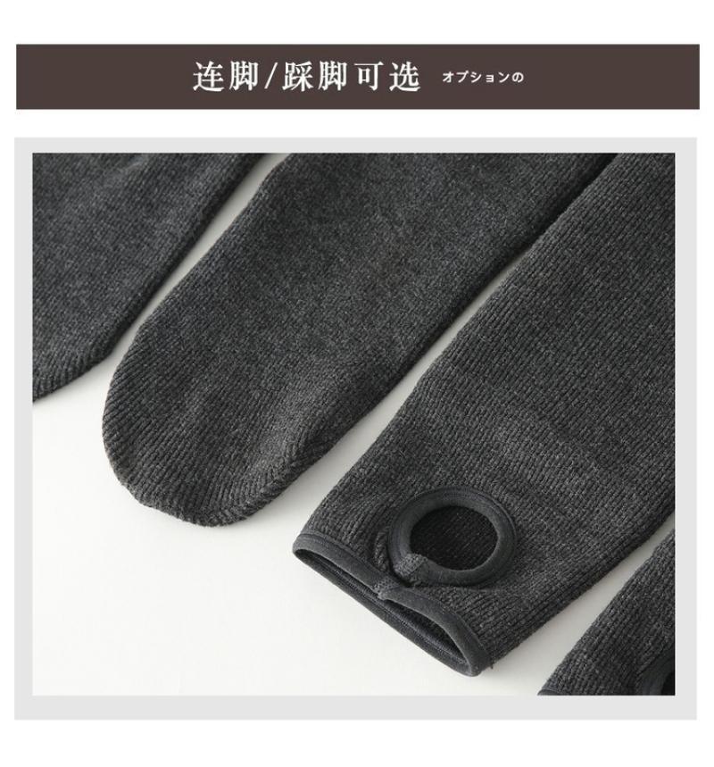 1200D加绒加厚棉竖条打底裤女秋冬外穿日系显瘦羊绒保暖连裤袜裤详情37
