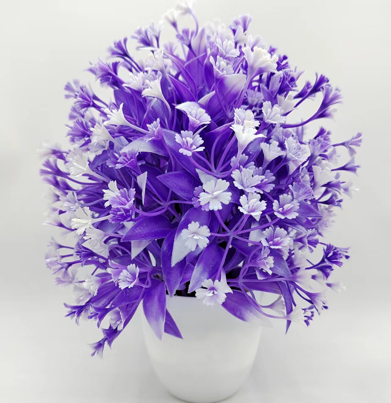 Hongsheng simulation process spherical flower tree desktop ornaments, hotel and office decorations, home furnishings pic 1