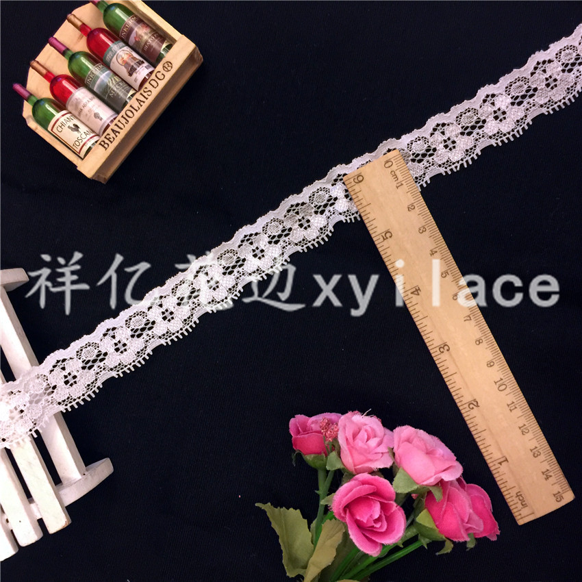 新款蕾丝花边 弹力花边 窗帘花边 服装花边 优质蕾丝面料 批发详情8