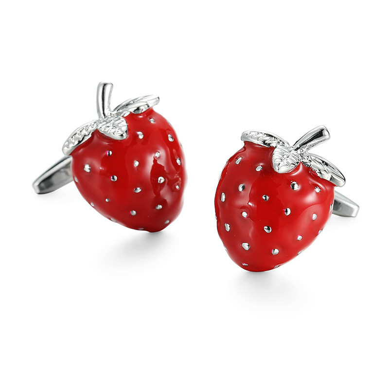 帧萌袖扣高品质纯铜玫瑰花四叶草积木纽扣商务男法式衬衫袖扣袖钉详情4