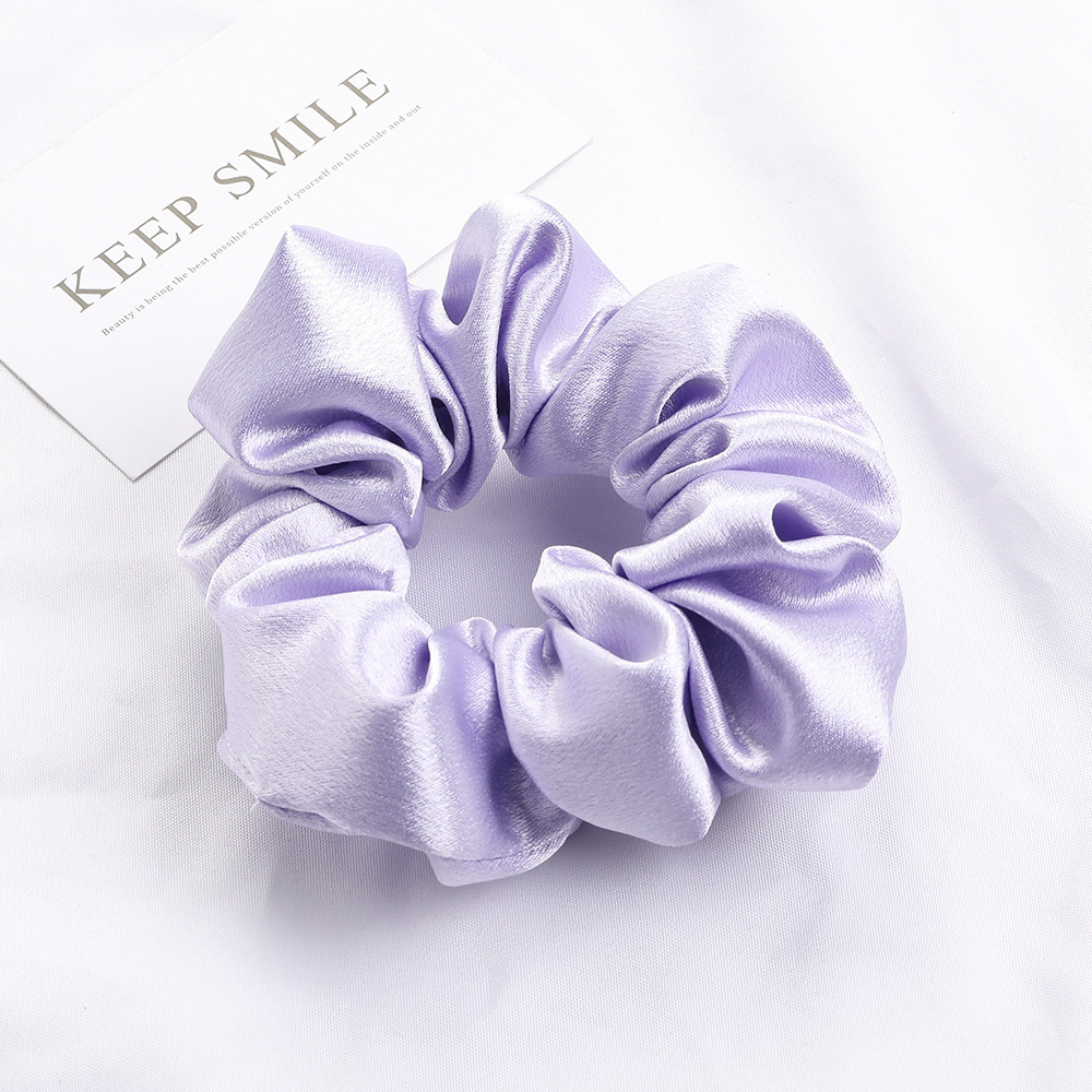 Qiyue Simple Large Intestine Hair Tie ins High-end Style Hair Tie Tie Ponytail Large Intestine Hair Tie Wholesale pic 25