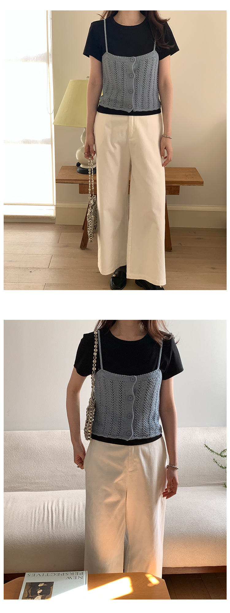 短款圆领t恤女春季2025广州十三行新款韩版纯色简约百搭短袖上衣详情17