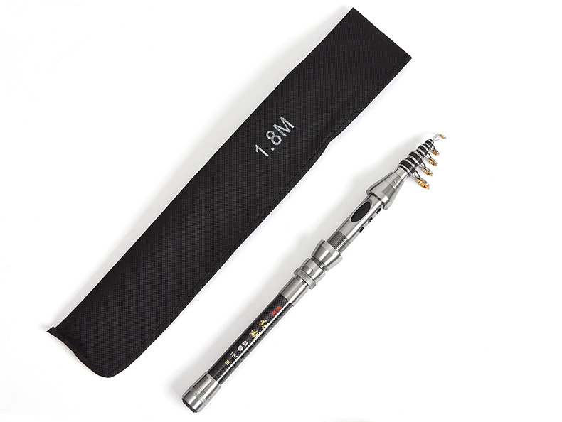 27593 LEO/ Leou [Kuanghu Sea Fishing Rod] Carbon Ultra-Short Mini Sea Fishing Rod with retracted handle for casting pic 14