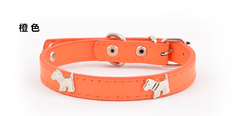 Collar para mascotas nueva versión coreana multicolor collar para perros ajustable material de PU accesorios para gatos y perros accesorios para mascotas collar pic 9