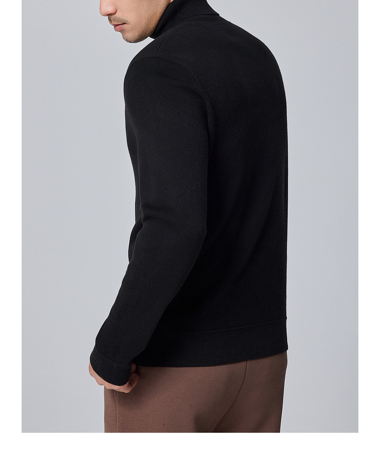 墨麦客男装基础高领男士羊毛衫2024冬季新款纯色打底毛衣男21912 pic 38