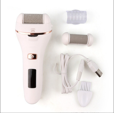 Electric foot scrubs, dead skin removal automatic pedicure device, rechargeable callus removal device set, electric foot scrubs pic 15