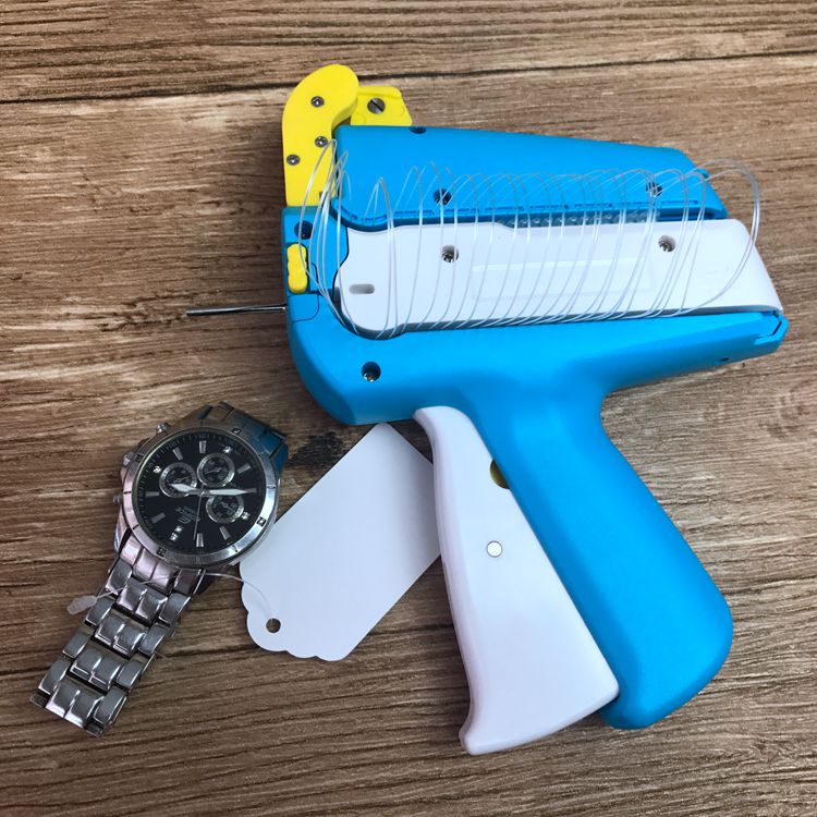 进口吊牌枪 服装吊牌枪枪打子母扣枪 自动套环枪 打标枪 代替手穿详情9