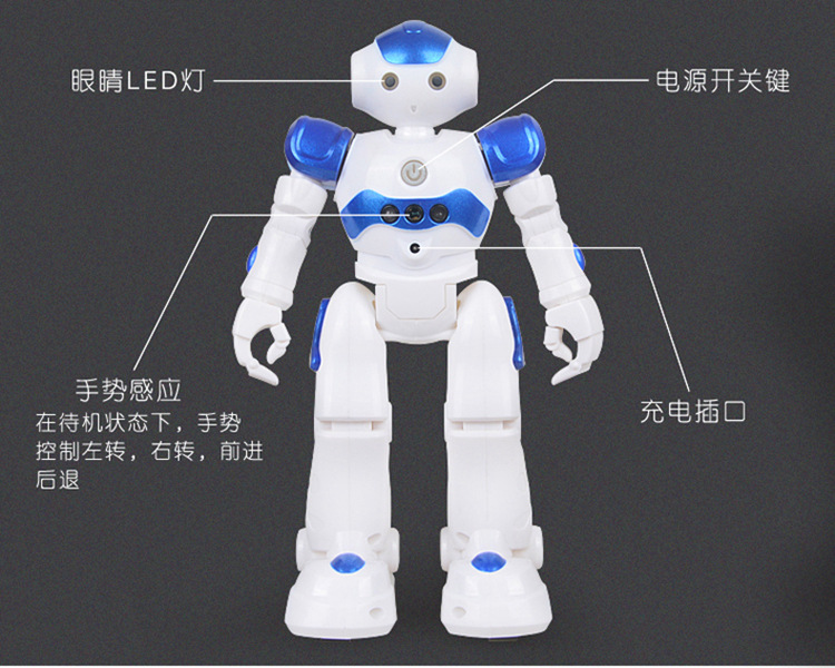 Cross-border bestsellers: 917 remote control robot, Locke intelligent robot, gesture-sensing foreign trade music robot, Huaixing jqr pic 14
