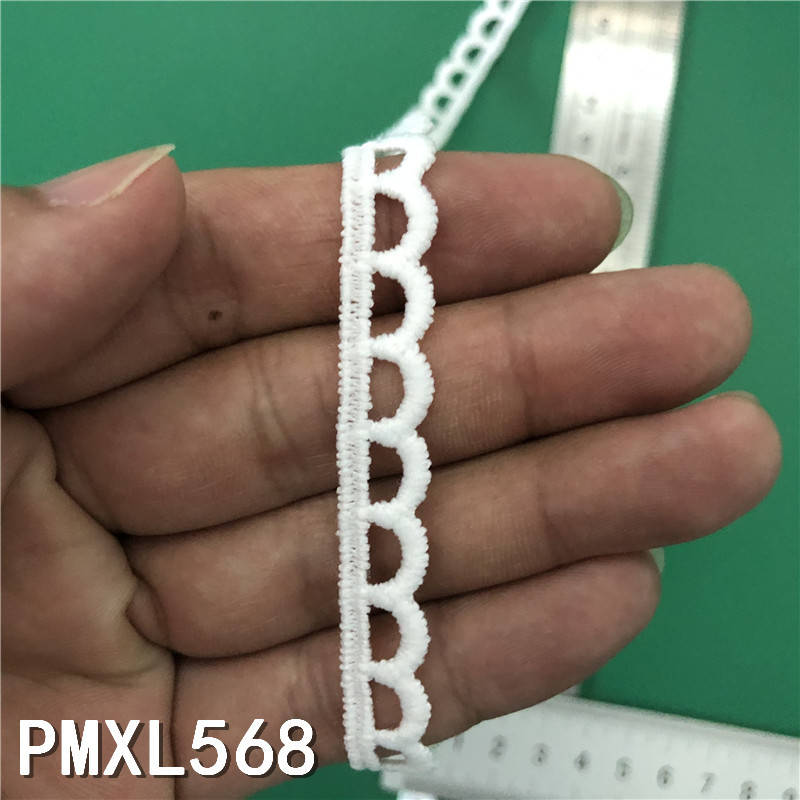 New Lolita embroidery water-soluble lace, milk silk single-sided small flower wave lace, lace with barcode pic 58