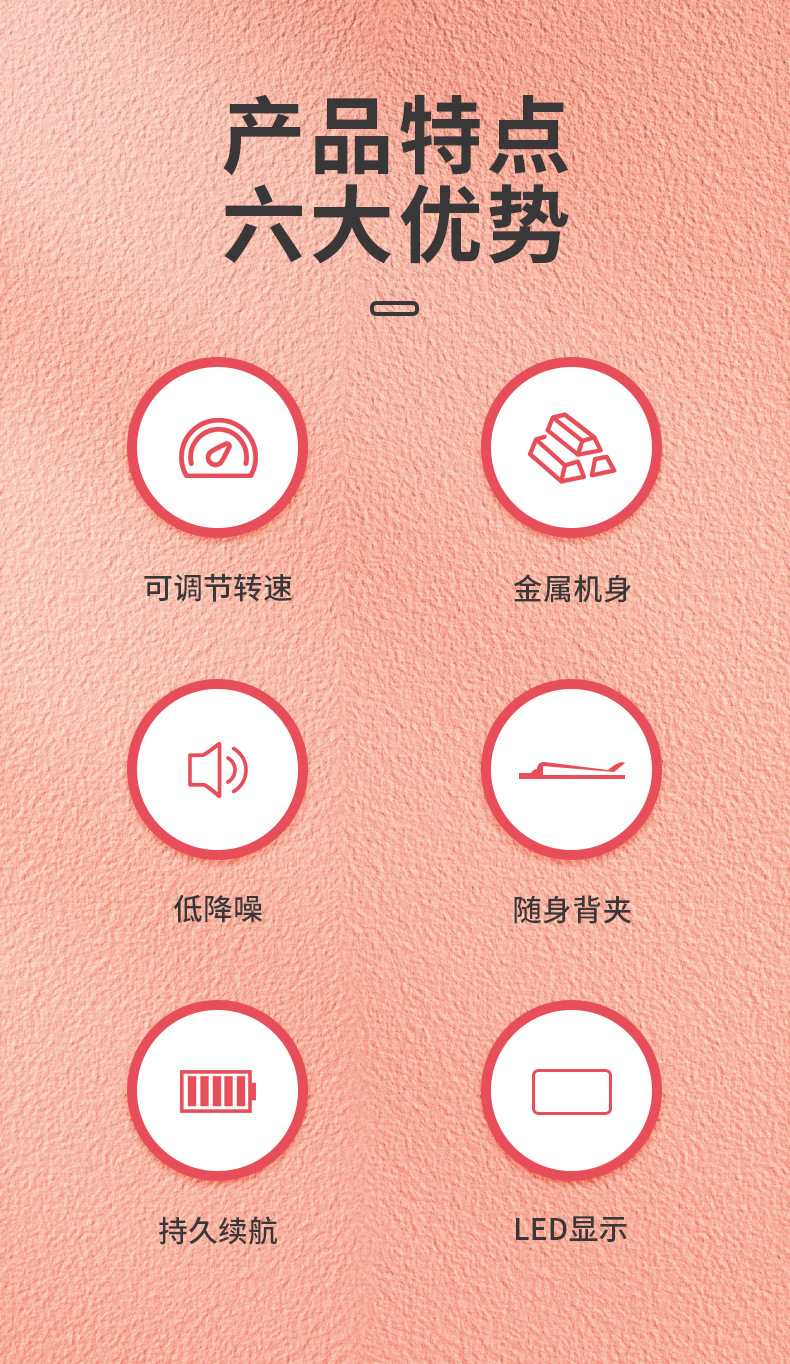 新款充电美甲打磨机电动磨甲抛光卸甲背夹式指甲打磨机美甲专用详情2