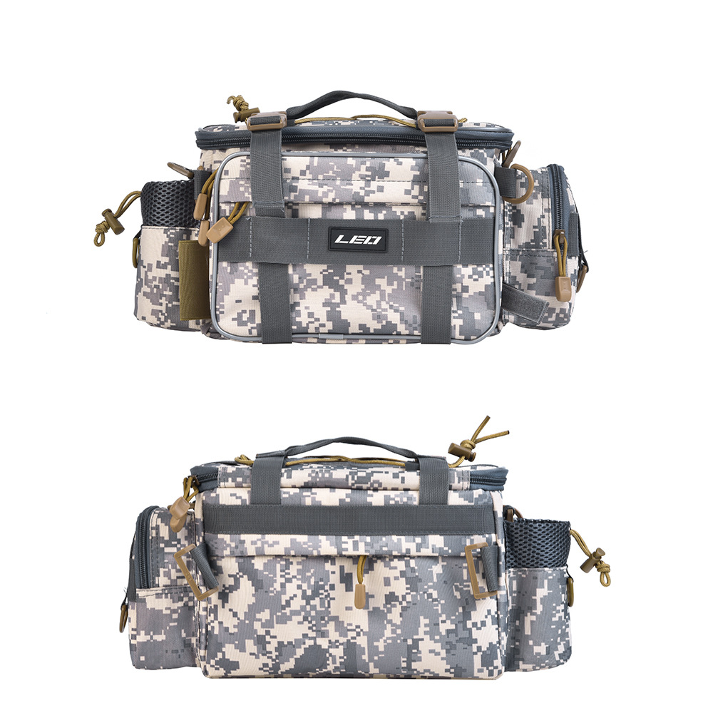 27852 LEO/ Leou [Black Multi-functional LUER Bag] LUER Fishing tackle Crossbody Bag Camera Bag for Outdoor use pic 18