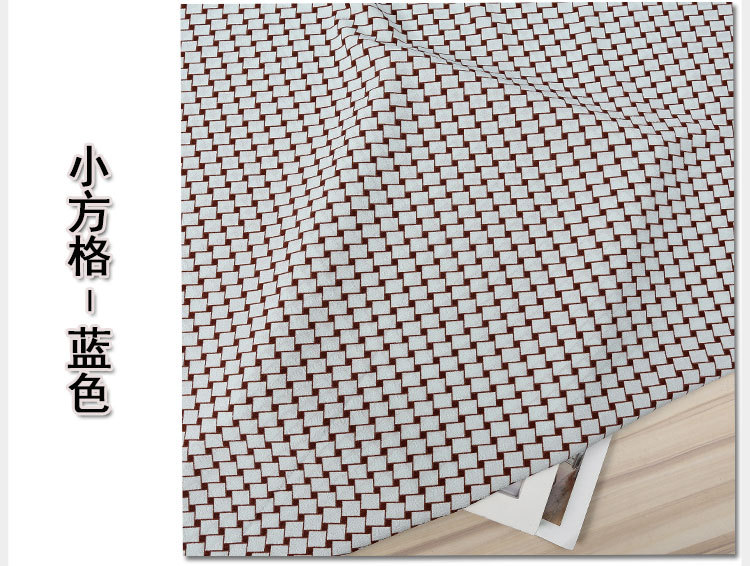 Wholesale of spring and summer clothing fabrics in stock, including small checkered printed bubble check polyester fabric, dresses, accessories and mask fabric pic 16