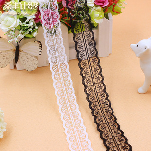 34色现货花边 电商爆款4.5CM无弹蕾丝花边 米字蕾丝边diy服装辅料详情11