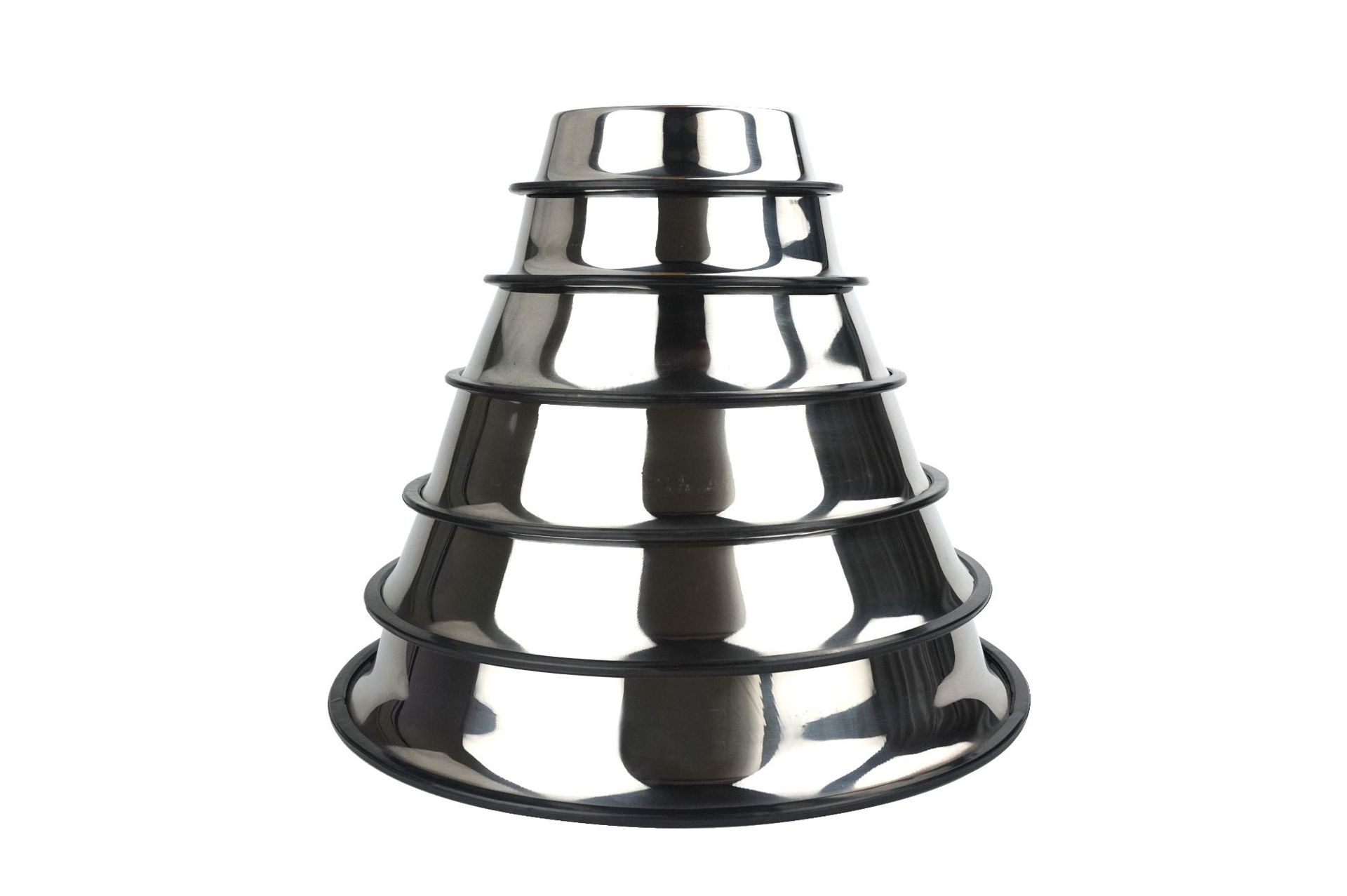 Stainless steel pet bowl logo, anti-slip and shock-resistant pet supplies, cross-border dog food bowl, tableware, natural color dog bowl pic 1