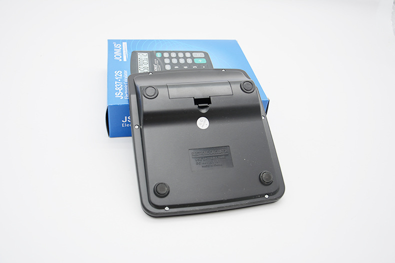 Business, finance and office calculator, 12-digit calculator, LOGO, solar-powered calculator, no electricity pic 16