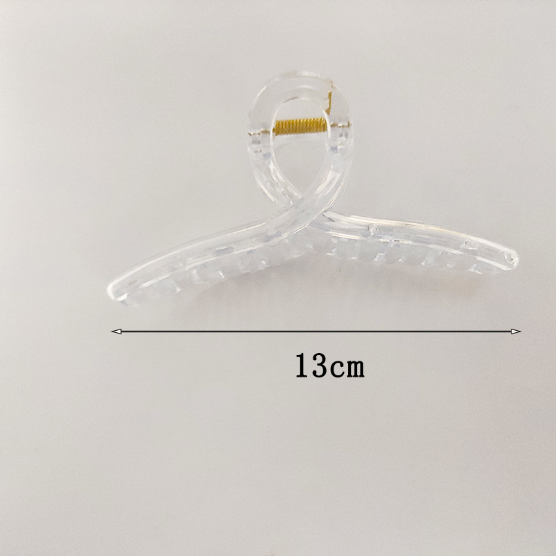 热门发夹各样式透明抓夹大号流行发卡创意 DIY百搭发饰鲨鱼夹批发详情11