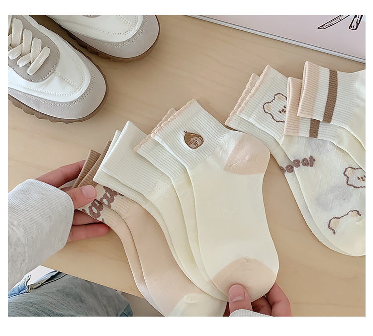袜子地摊一件代发袜子女夏季薄款短筒棉袜女 网眼吸汗透气百搭女船袜 诸暨女袜批发一件代发详情15