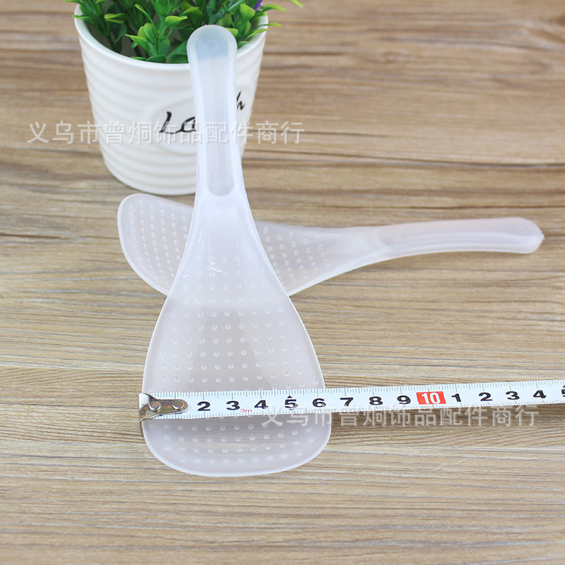 Two plastic transparent non-stick rice spoons in one-yuan store supply, one or two yuan pic 8