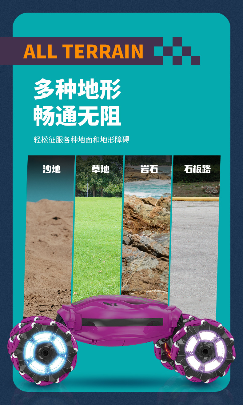 遥控扭变特技车手势感应可充电2.4G无线遥控车 城暮人垩展尽详情3