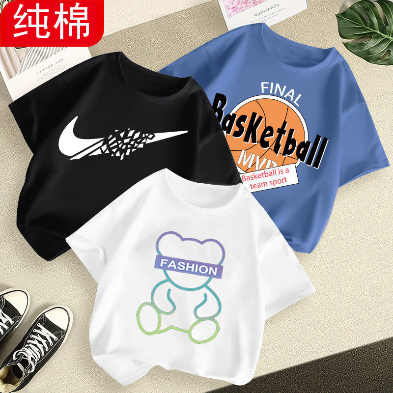 男童短袖t恤纯棉2022新款衣服小童夏装儿童夏季宝宝夏款男孩童装详情20