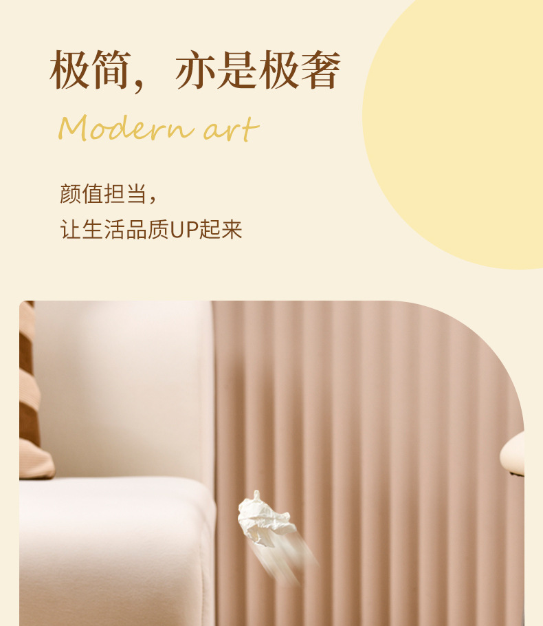客厅垃圾桶厨房卧室家用大容量纸篓轻奢卫生间厕所创意压圈收纳桶详情4