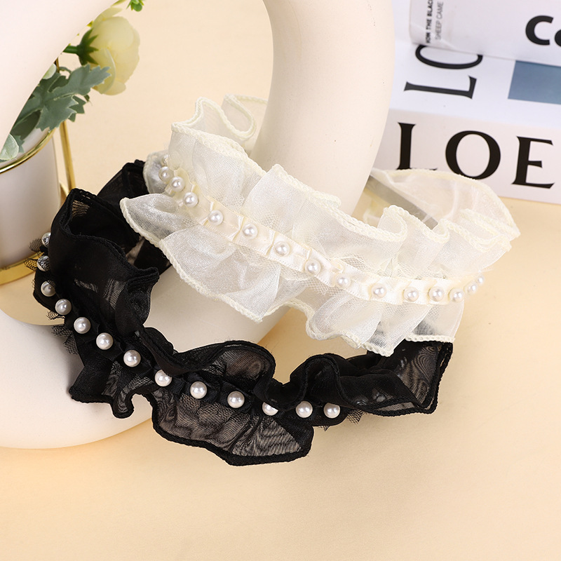 韩版3CM彩色丝光缎面布艺发箍刘亦菲同款纯色海绵头箍百搭发饰详情2