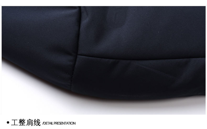 登贝文白鸭绒羽绒服男外套修身轻薄商务休闲上衣简约翻领保暖衬衫详情25