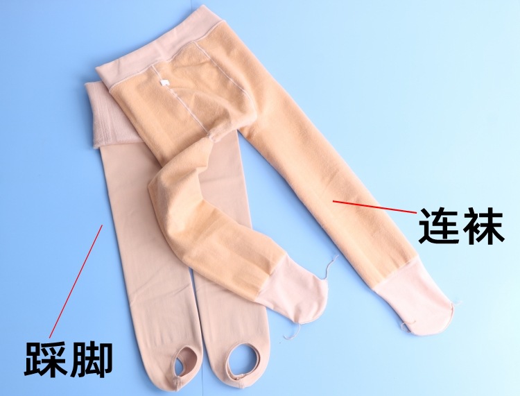 儿童跳舞袜白色加绒加厚秋冬季小女孩舞蹈袜宝宝丝袜女童连裤袜子详情2