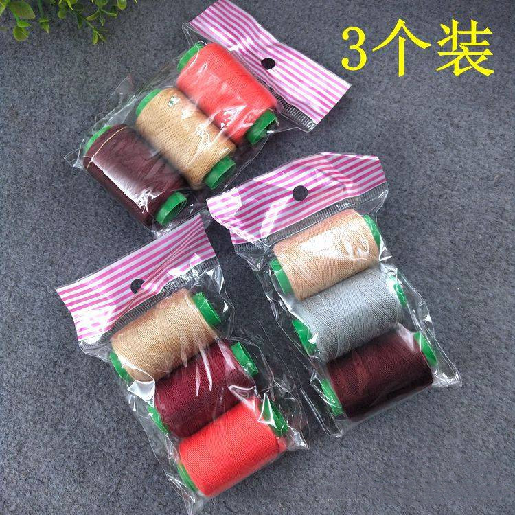 A bag of 3 sets of colored thread cross-stitch needle and thread, sewing thread, for foreign trade needle and thread work, wholesale of small commodities for one yuan pic 2