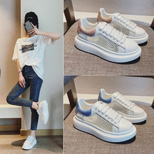 女鞋2023新款真皮休闲平底小白鞋女百搭春款大码41-43女式单鞋潮详情4