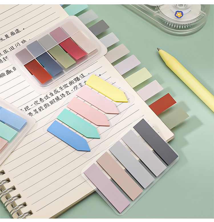 Index sticker, sticky note, label sticker, sticky note paper, bookmark sticker, marker, small strip, writable pagination indication sticker pic 16