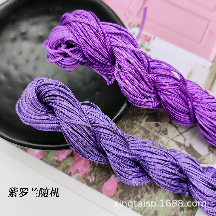 diy jewelry thread AB, Taiwan jade thread, colorful jewelry, nylon thread, jade bracelet, braided rope, 1mm jade thread wholesale pic 29