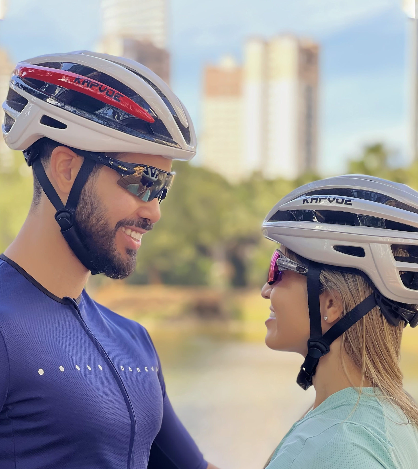 kapvoe bicycle helmet, road and mountain bike one-piece molded helmet, cycling helmet, safety helmet for men and women pic 1