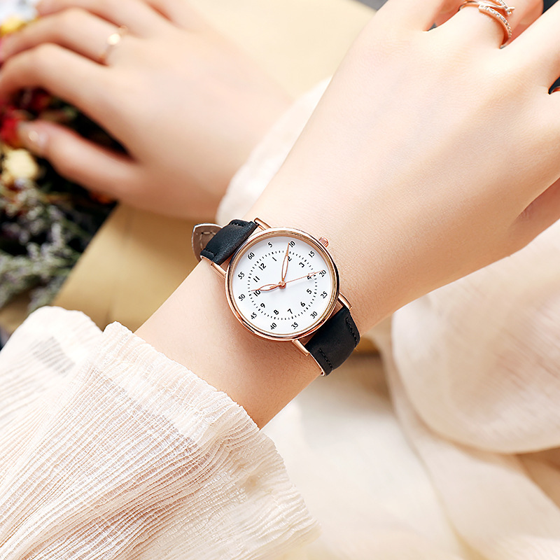 New Korean-style fashionable, casual and elegant quartz student simple digital watch for women pic 1