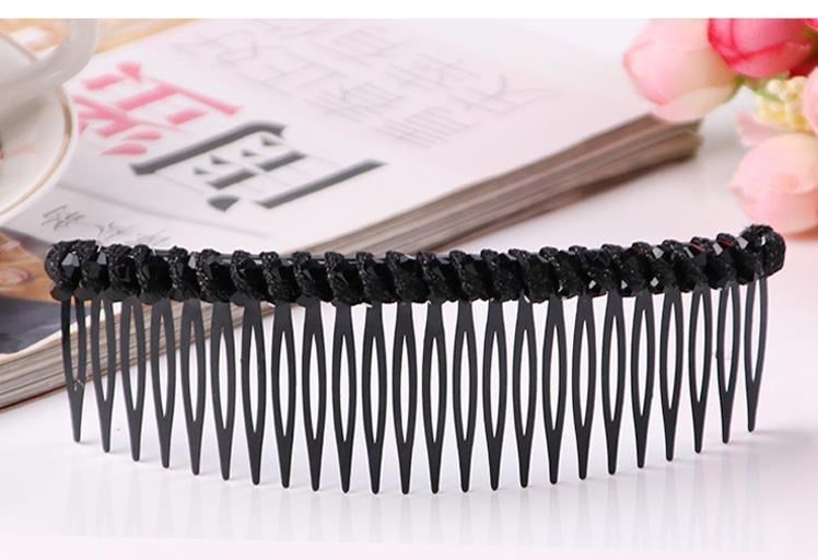 Crystal hair combs, bangs combs, upside-down hair clips, back of the head hair cliffhanger, Korean hair accessories, adult hair clips wholesale pic 14