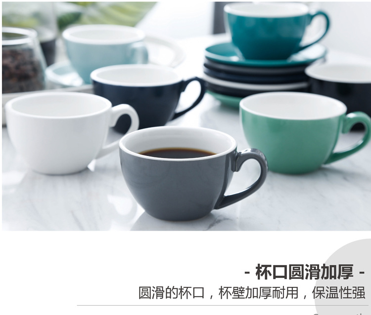 250cc咖啡杯卡布厂家热销推荐套装陶专业欧式 卡布奇诺杯可加logo详情8