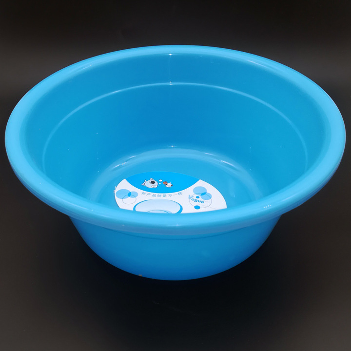I1942 8233加深小圆盆 洗衣盆塑料盆洗脸盆日用百货两元店批发详情4