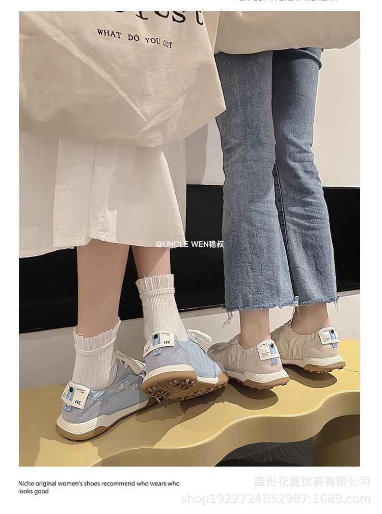 夏季新款低帮女鞋2023帆布板鞋韩版潮流百搭女士运动休闲阿甘薄款详情21