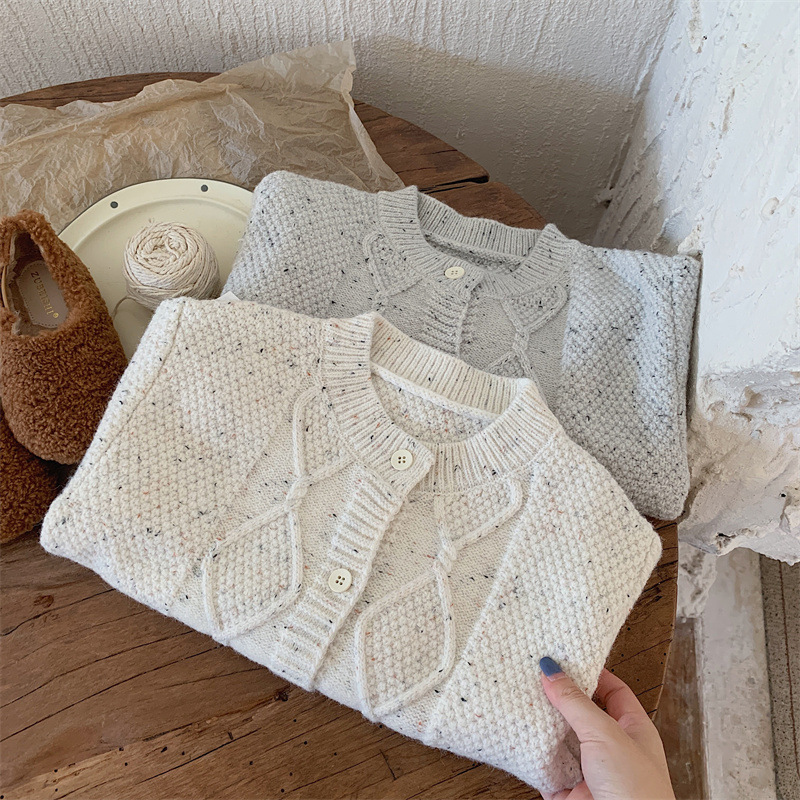 Children's clothing 2023 Autumn New styles: knitted coats, sweaters for boys and girls, woolen sweaters for girls, Korean-style twisted cardigans for girls pic 17