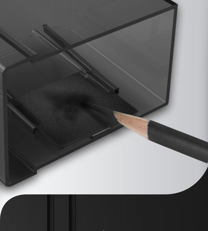 New hand-cranked pencil sharpener with adjustable tip thickness, sketching charcoal pencil manual pencil sharpener, and automatic lead pencil sharpener pic 8