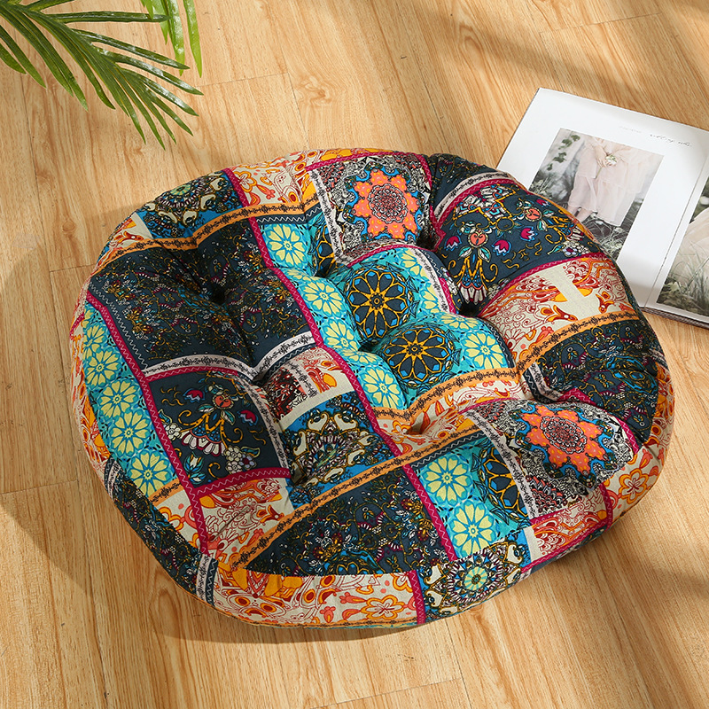 波西米亚民族风圆形大坐垫飘窗榻榻米坐垫客厅沙发地板打坐垫详情19