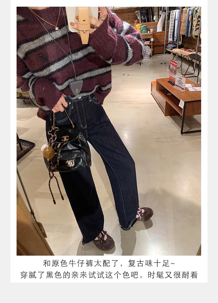 The thick-soled insole height-increasing Forrest Gump shoes of the same style as Grape Mom are the new sporty and casual leather training shoes for women in the autumn and winter of 2024 pic 31