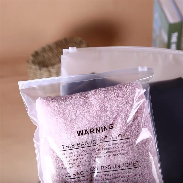 Customized clothing zipper bags, plastic packaging bags, storage bags for clothes, transparent plastic sealed bags, self-sealing bags pic 5